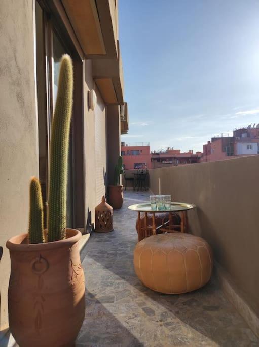 Apartmán Plein Centre Marrakech, Grand Balcon Filant Marakéš Exteriér fotografie