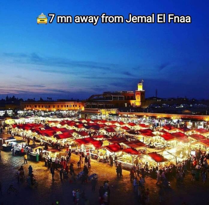 Apartmán Plein Centre Marrakech, Grand Balcon Filant Marakéš Exteriér fotografie